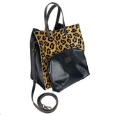 Tina -  Borsa Shopping a Mano in Cavallino Animalier